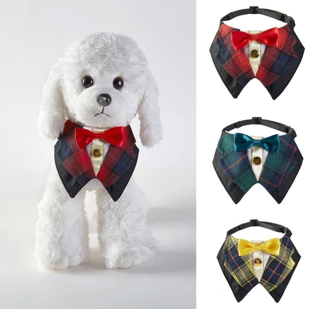 Pet Decoration Pet Costume Adjustable Pet Saliva Towel Comfortable Dog Necktie Collar  Puppy
