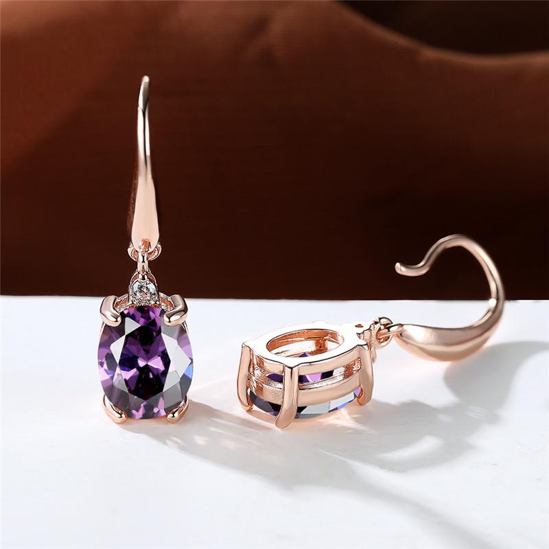 1 пара серег-крючков желтого золота овальной огранки с желтым камнем, обручальное кольцо, висячие серьги для женщин