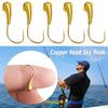 HOT Lure Back Thorn Jigging Bait Barbed Overturned Hook Stainless Steel Jig Lead Head Fishing Hooks
