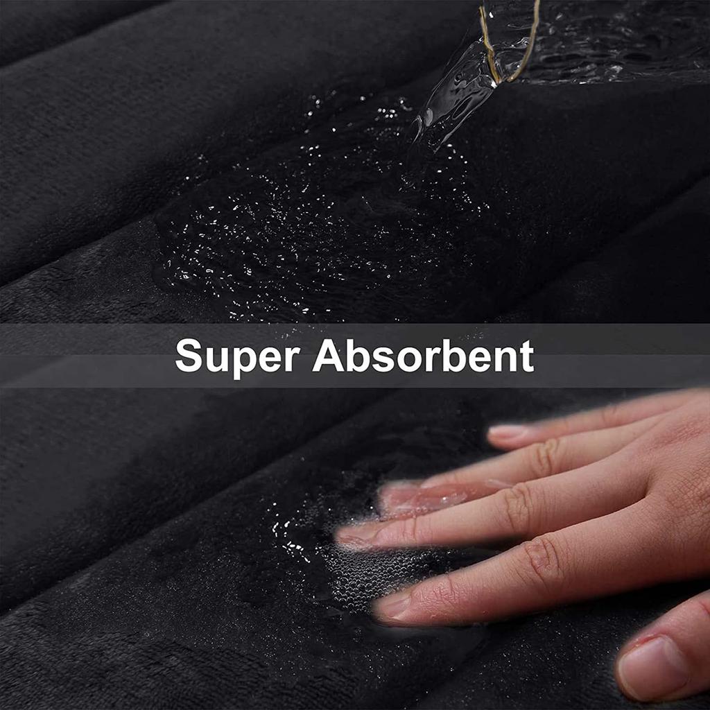 U-образный коврик для ванной 50x60 см, ультраабсорбирующий коврик для ванной из пены с памятью, нескользящий коврик для туалета для пола ванной комнаты, домашнее украшение