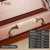 Modern Zinc Ceramic Handles Steel Knobs Cabinet Drawer Wardrobe Dresser Closet Bathroom Living Room Outdoor Use Made China