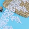 Bleached White Car Bone Lacefabric Lacefabric Wedding Dress Dress Sequined Lace Decorative Clothing Accessories