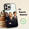 Чехол для телефона N-Nirvana для iPhone 17, 16, 15, 14, 13, 12, 11 Plus, Pro, магнитный, для беспроводной зарядки Magsafe