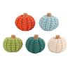 Crocheted Pumpkins for Festive Thanksgiving Halloween Mantlepiece Embellishments Autumnal Small Pumpkins Decoration
