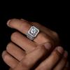 New versatile women's ring, exquisite and simple, elegant and sparkling5A Zirconia special ring wedding ring Y2K Wind accessories promotional items
