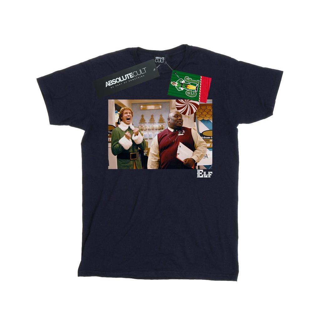 Elf Mens Christmas Store Cheer T-Shirt