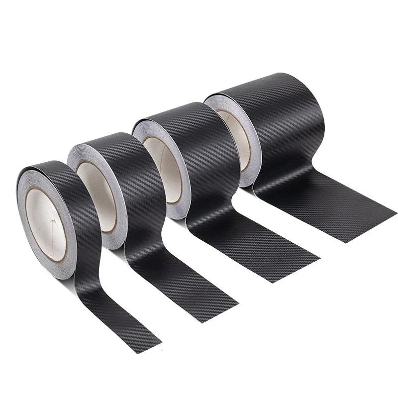 Нано-углеродное волокно, автомобильная наклейка, сделай сам, защитная паста, полоска для авто на порог, боковое зеркало, лента против царапин, водостойкая защитная пленка