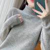 Женский кашемировый свитер Qinghe Cashmere 30% кашемир 70% шерсть Осень и Зима Кашемировый плотный пуловер Мягкий и теплый