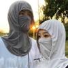 Dustproof Balaclava Face Cover UV Protection UV Protection Veil Thin Ice Silk Mask  Outdoor