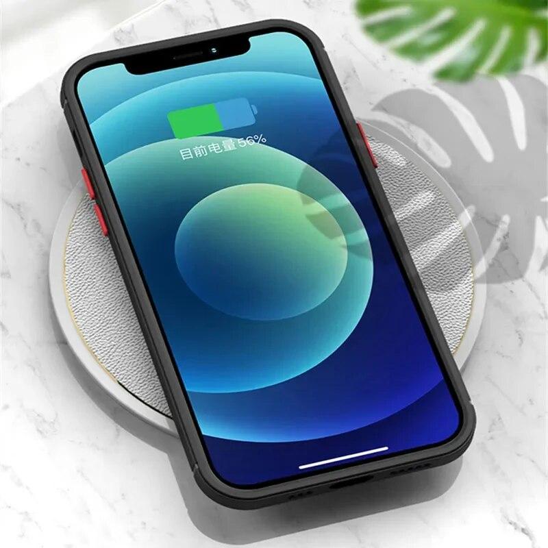 Роскошный матовый прозрачный магнитный чехол для телефона с поддержкой iPhone 15 14 13 12 11 Pro Max Plus Mini, противоударная задняя крышка с беспроводной зарядкой