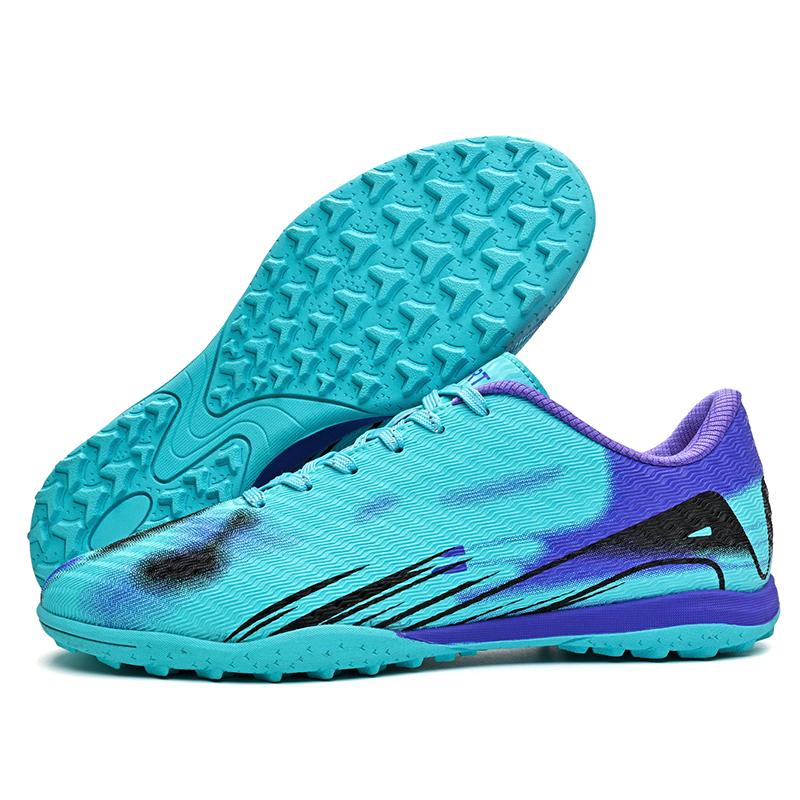 Professional men's soccer shoes TF broken nail short nail outdoor sports shoes artificial turf grip training shoes