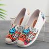 25 Women's Canvas Shoes Casual Versatile Daily Single Shoes Flat Bottom Shallow Mouth Fisherman Shoes Non-slip Soft Sole