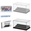 Multicolor Base With Transparent Panel Diy Building Block Display And Storage Box