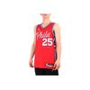 Jordan Basketball Jersey Fan Edition 2020 Season Philadelphia 76ers #25 Ben Simmons Men Tops University-Red CV9490-660
