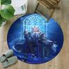 1pc Genshin Impact Neuvillette2 Print Round Carpet Chair Round Carpet Suitable for Bedroom Living Room Home Decorative Carpet