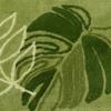 Senko Deliciosa Toilet 58 X 60 Green Leaf Hawaiian 39172 Mat, Approx. Cm, Pattern, Monstera, Design,