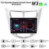 Carplay 2din Android Car Radio Multimidia Video Player For Hyundai Solaris Accent Verna 2010-2016 With Button Knob Navigation GPS 2+32GB