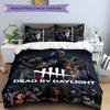 Dead by Daylight 3pcs Bedding Set Duvet Cover Closure Includes 1 Duvet Cover & 2 Pillowcases for All Seasons Bedroom Home Dorm Decor
