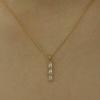 Shertz Tres Square Cubic Necklace (14k)