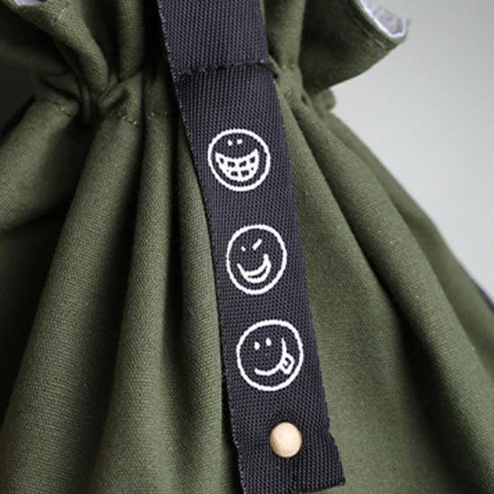 Drawstring Lunch Bag Insulated Reusable Lunch Tote Drawstring Closure Handbag Lunch Sack with Handle for Work