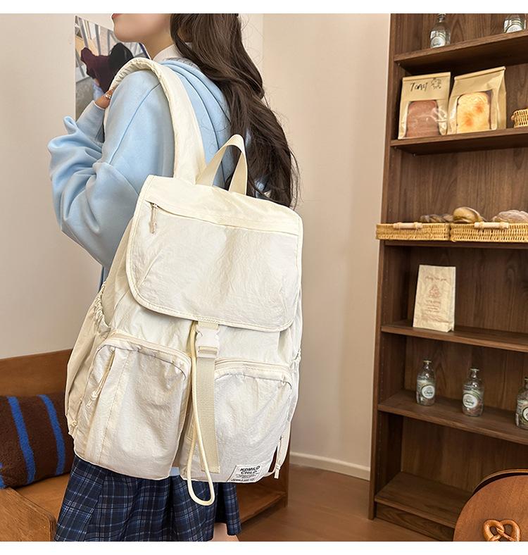 Student Small Schoolbag Women's Class Commuter Backpack Lightweight Outdoor Travel Backpack