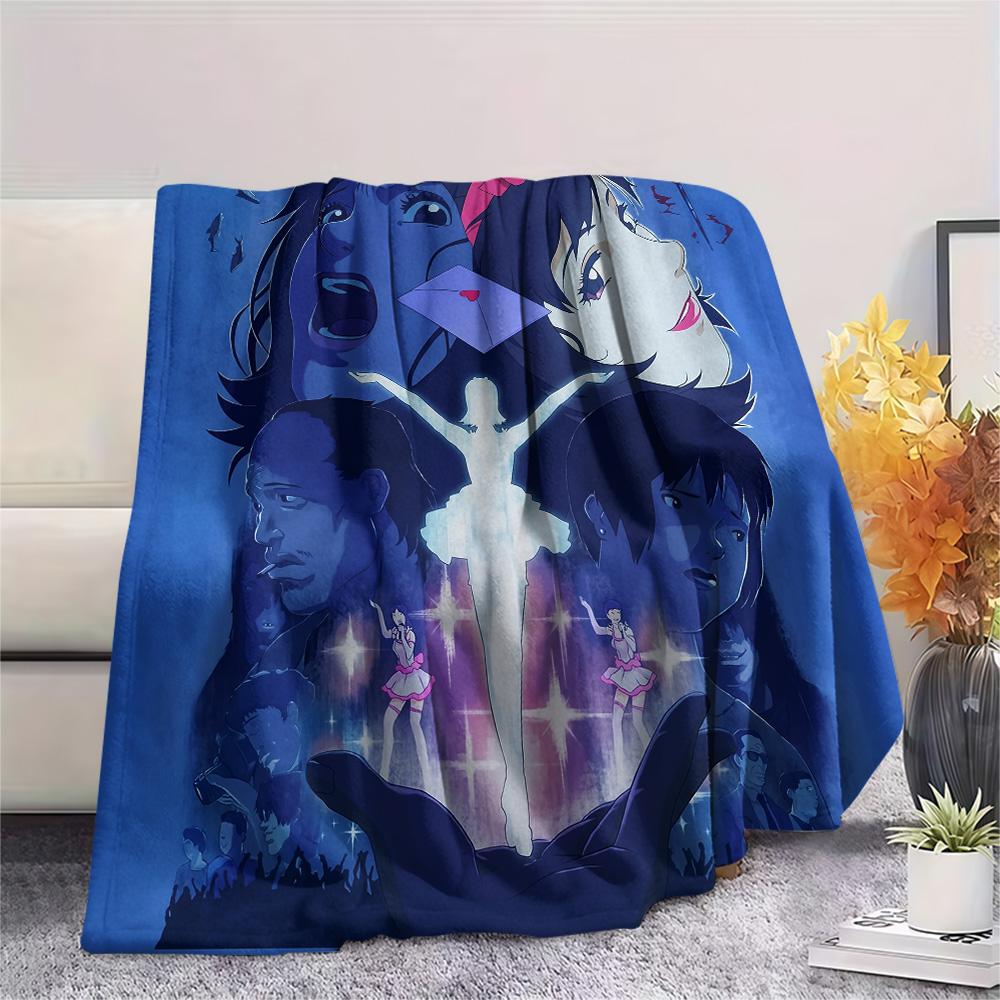Perfect Blue Print Flannel Blanket, High quality Comfortable for All Seasons, Home Decor, Warmth and Comfort