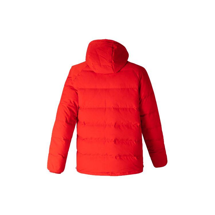 Adidas Двусторонняя куртка Originals с большим логотипом и капюшоном, мужская верхняя одежда, черный, красный GH8318