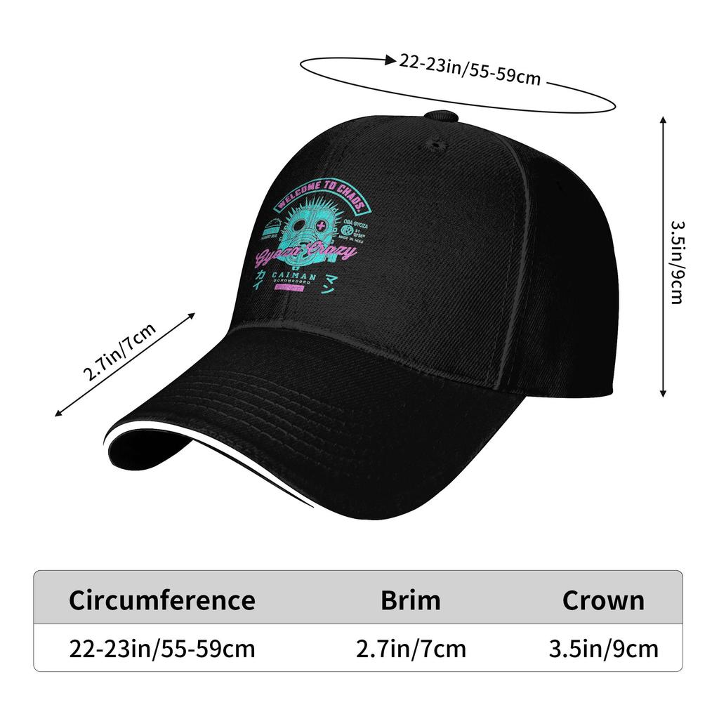 Dorohedoro Welcome To Chaos Baseball Cap y2k Cute Trucker Hat Summer Unisex Men Kpop Rock Baseball Caps
