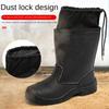 Labor Insurance Shoes, Smash-proof and Puncture-proof, High-top Oilfield Mining Boots, Oil-resistant Work Shoes, Welder Boots