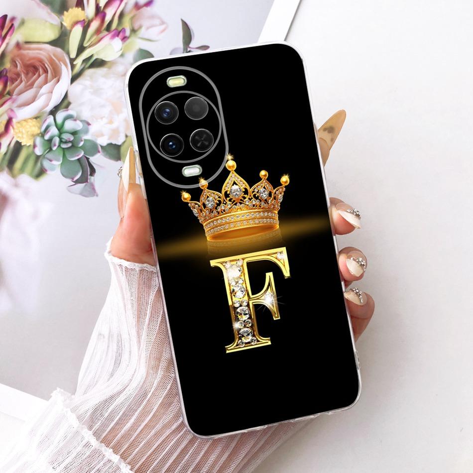 Для Huawei Nova 15 Pro 15Ultra 2026 Модный чехол для телефона с буквой и короной Для Huawei Nova15 15 Ultra 15Pro Мягкие силиконовые TPU чехлы