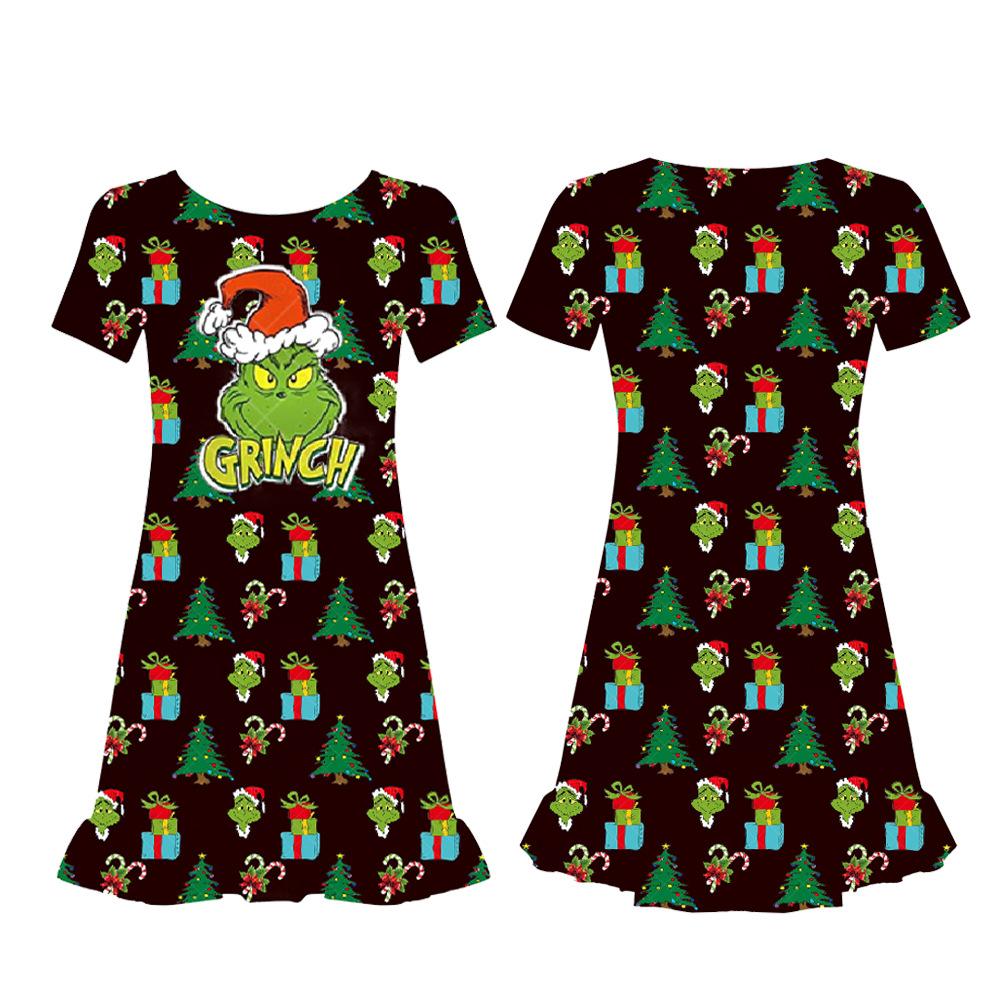 Аниме персонаж косплей Хэллоуин косплей детский комбинезон плотно облегающий сценический костюм Гринч