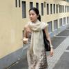 Long Warm Shawl Mesh Hijab Scarf Soft Silk Scarf  Spring