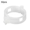 50/100Pcs Clear Hanging Plastic Vegetables Plant Vine Clips Clamp Gardening Tool