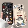 Мультяшный Милый Т-Тоторо Чехол для Телефона Для iPhone 17 Air 16 16E 15 14 13 12 11 Pro Max X XS X S Max XR SE 2020 SE4 7 8 Силиконовый Чехол