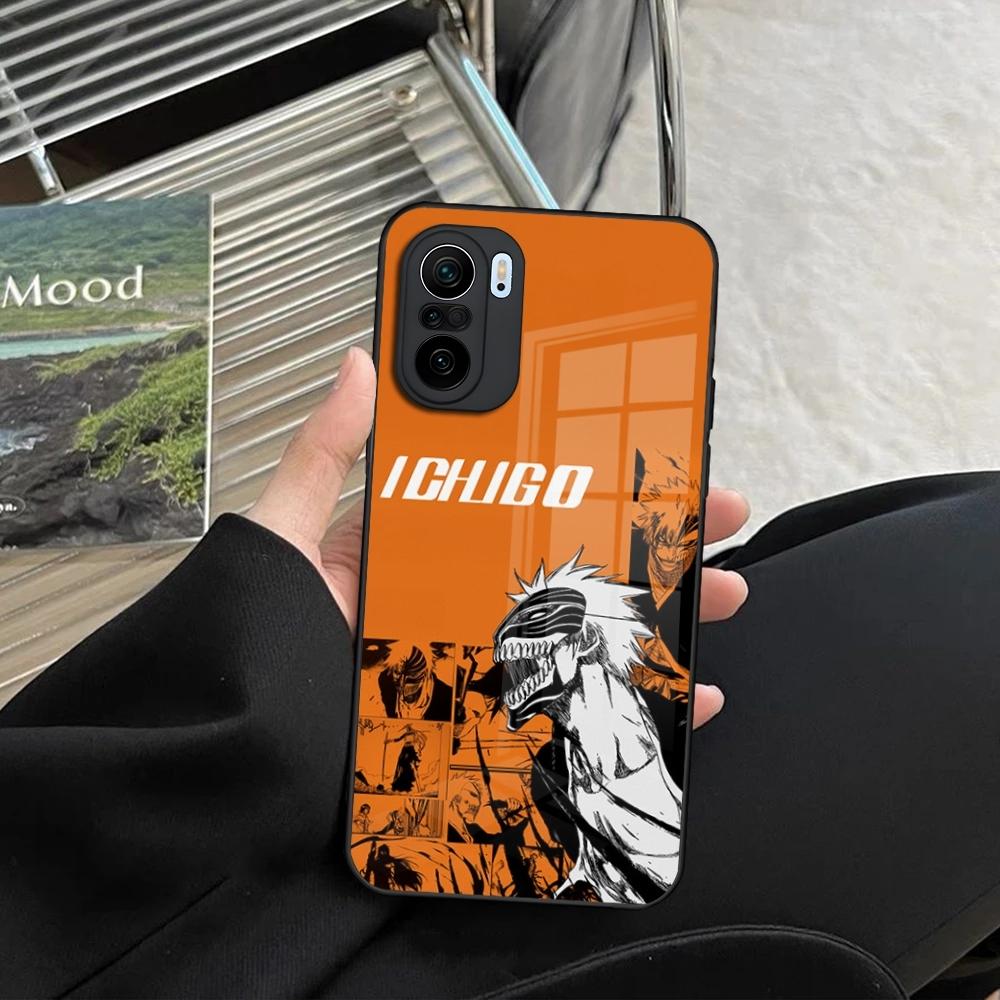 Япония B-Bleachs K-Куросаки Ичиго Чехол для телефона для Xiaomi Redmi Note 14 13 12 11 Ultra Pro Lite 5G Закаленное стекло Чехол