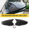 Для Hyundai Accent Solaris 2012-2016 Крышка бокового зеркала заднего вида автомобиля Накладка на крыло Наружная наклейка на дверь Чехол Накладка Отделка Углеродное волокно