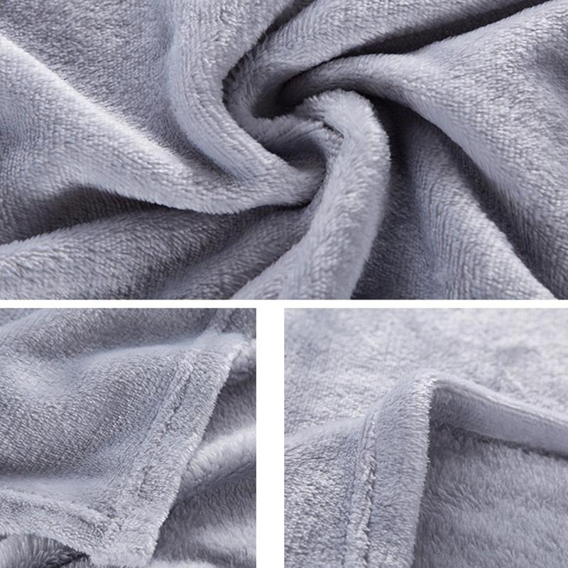 Фланелевое одеяло-покрывало Одеяло из кораллового флиса Повседневное одеяло Пушистое одеяло Четыре сезона Простыня Однотонное покрывало