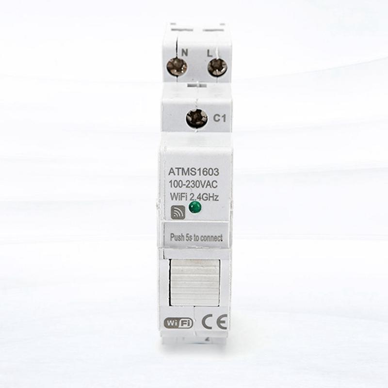 Tuya Smart Wifi Electricity KWH Meter Din Rail Single Phase AC 110V 230V CT AC Meter App Real Time Monitor