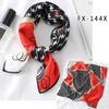 50 * 50cm Spring And Autumn Silk Scarves Versatile Decoration Professional Small Square Scarves Neck Protection Binding Bag