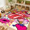 The Rolling Stones Rug Plush Rug Soft Foot Mat Bedroom Rug Anti Fatigue