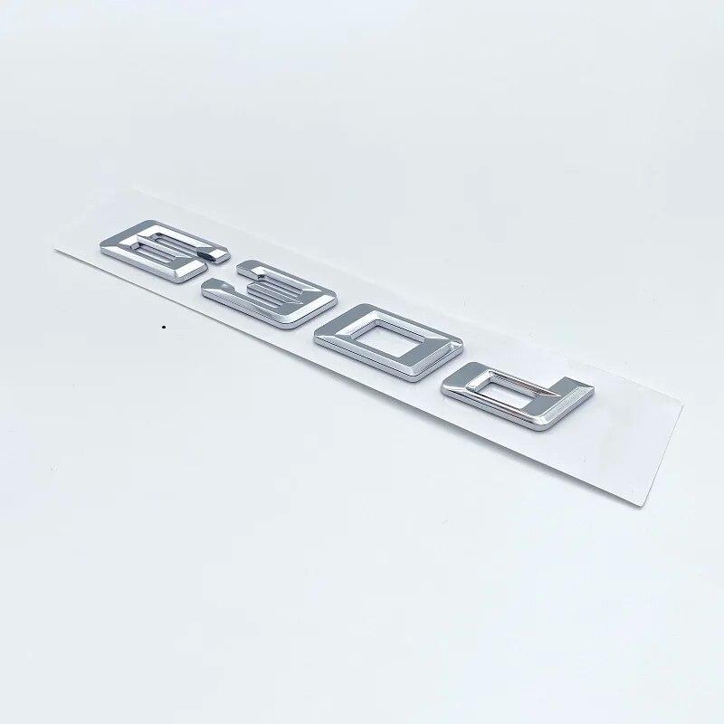 New Numbers Letters 620d 625d 628d 630d 635d 640d 645d 650d ABS Emblem for BMW 6 Series Car Trunk E63 E64 F06 F12 Logo Sticker
