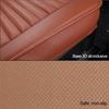 Universal 5D Car PU Leather Front Seat Rear Seat Seat Cover Pad Breathable Seat Pad Cushion