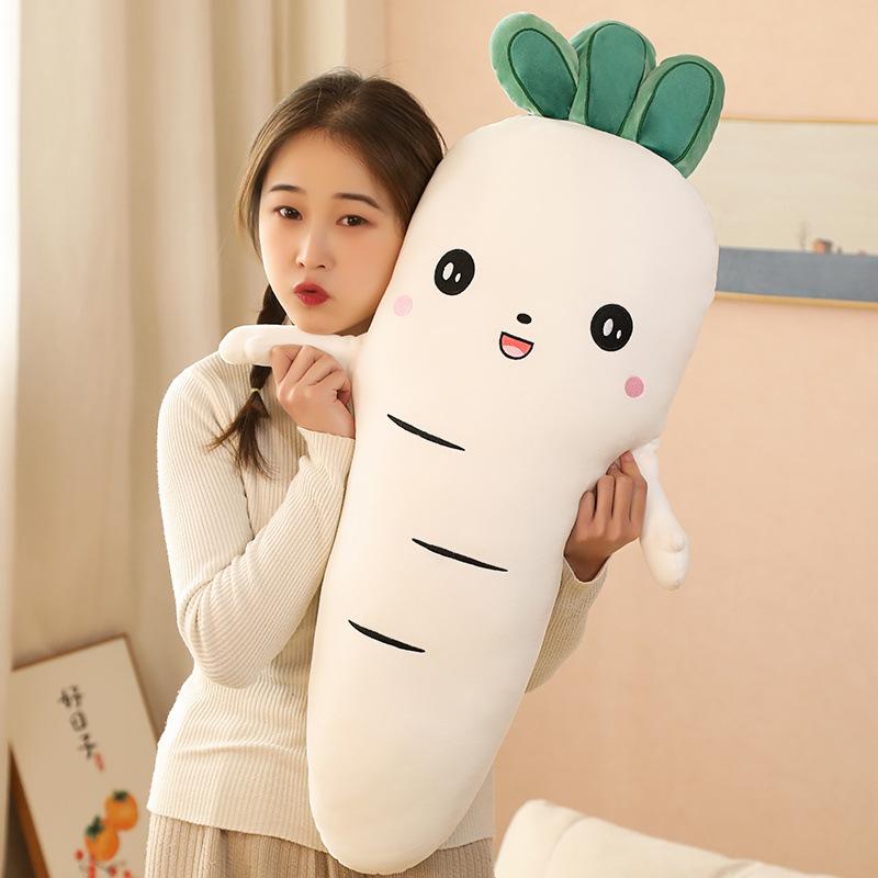 Soft Vegetables, Carrots, Throw Pillows, Plush Toys, White Radishes, Dolls, Kindergarten Teaching Props, Children'S Rag Dolls