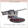 BUCKLOS Folding Bike Fork Oil Suspension 20 Inch Bicycle Fork 9*100mm Quick Release MTB BMX Forks 20in Bicycle Front Forks