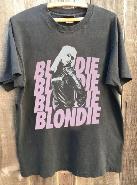 Футболка Blondie Тур Футболка с графикой Blondie Тур Угольный Унисекс Футболка S5XL KH18600 Унисекс Футболка