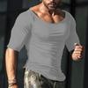 2023 Men's V-neck Wrinkle-resistant Quick-dry Breathable Short-Sleeve T-shirt