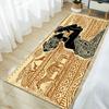 Ковры для гостиной, спальни, традиции, африканские женские узоры, фланелевые коврики, мягкие фланелевые коврики для домашнего декора, кухонные коврики