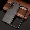 Suitable for Samsung Galaxy Z Fold4 5G phone case, lychee leather pattern protective cover, hard shell Zfold 4th generation case