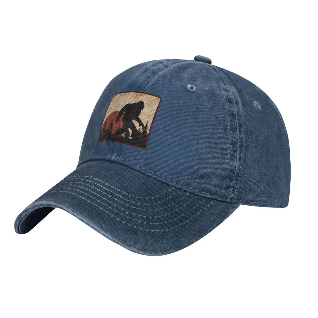 Бейсболка Sunrise Bigfoot, кепка Trucker Dad Hat, забавная игровая кепка Sasquatch, унисекс-стиль для активного отдыха, для мужчин, женщин, подростков, взрослых, подарки