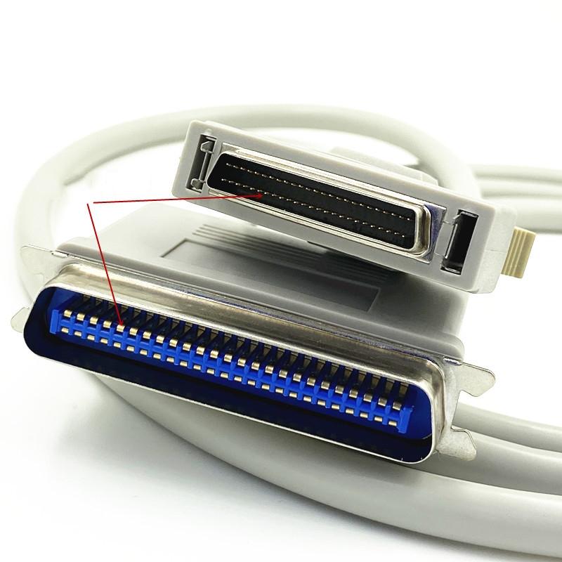 SCSI Cable HPDB50 DB50 Male to Large CN50 Male Scanner Cable Snap Shrapnel